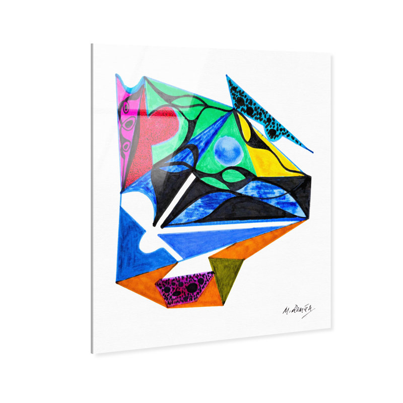 Manuel Roman - Ocean Overture High-Gloss Frameless Acrylic Glass Wall Art Abstract Print by Oliver Gal, Ready to Hang, 16 x 20