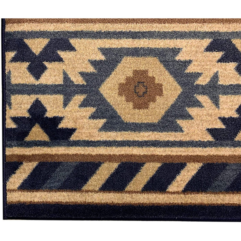 Seagirt Southwestern Indoor Rug, Rectangle 5'3" x 1"