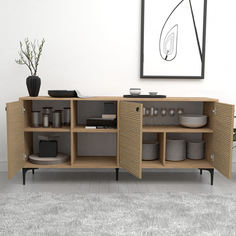 Mezza 80cm Console Table, Oak