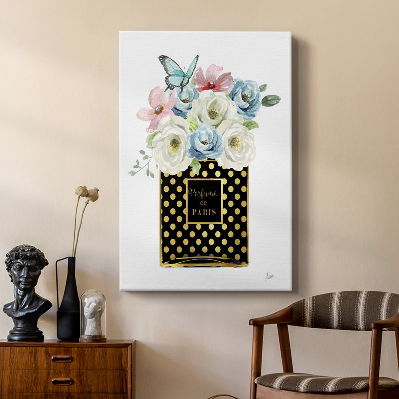Parfum floral à pois - galerie Cavas personnalisée