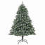 Arbre de Noël artificiel vidaXL avec 300 lumières DEL vertes 82,68 po-224117143-224117142