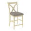Hues Upholstered Stool with Solid Wood Frame-40666249-40715604-86462876