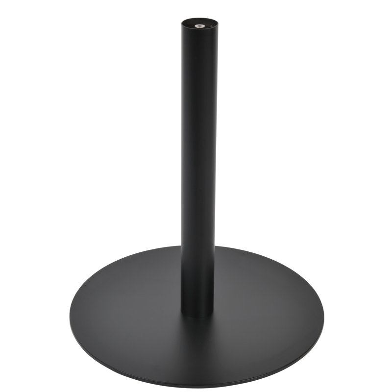 Tango Marble Bar Height Pedestal Table, 31.5" W x 31.5" L, White, Polished