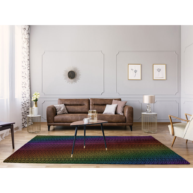 Chenille Ombre Indoor Rug, Rectangle 8' x 10'
