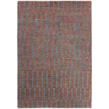 Selene Abstract Area Rug in Rust/Gray