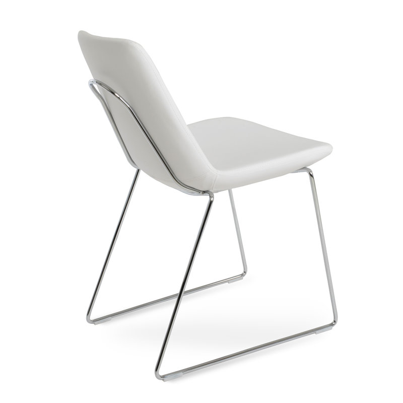 Chaise d'appoint Berlin, Blanc