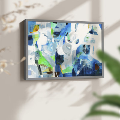 Down the Rapids -Framed Print - Restickable