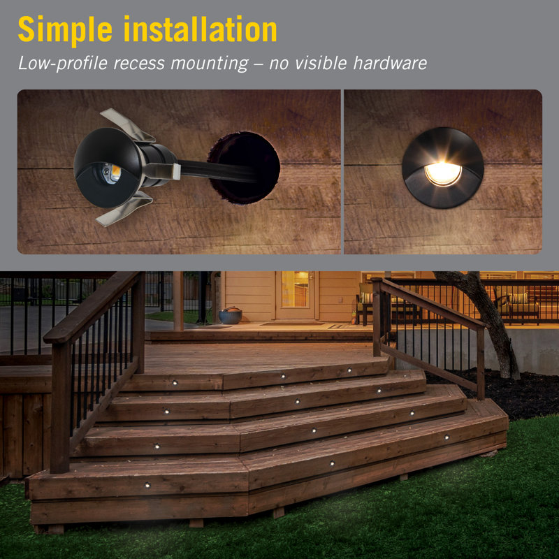Armacost Lighting 1'' Recessed LED Step Deck Light 431100