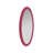 Varsha Oval Glossy Hot Pink Mirror-348517963
