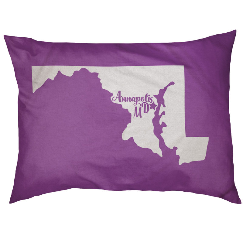 Coussin pour chien d’extérieur maryland annapolis, Grand (l 50 po x P 40 po x H 7 po), Violet