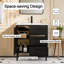 Ensemble de meuble-lavabo simple moderne 30 po noir