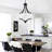 6 - Light Dimmable Drum Chandelier-1122142960