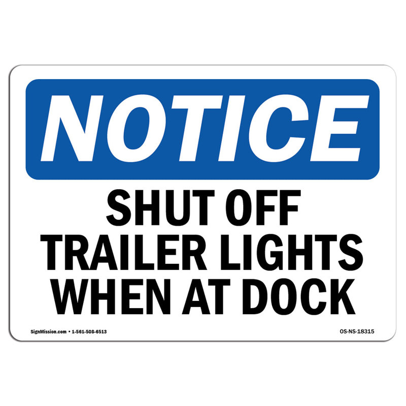 «Shut Off Trailer Lights When At Dock»