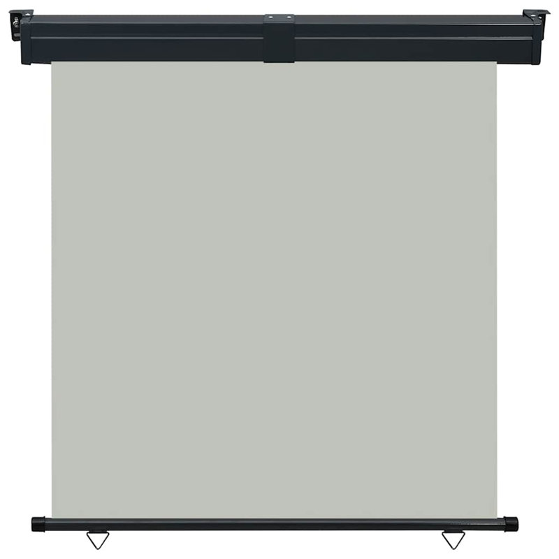 Retractable Side Awning Roll up Window Shade Folding Privacy Screen, 65" W x 98.4" L, Gray