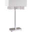 Lampe de table d'appoint en métal