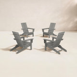 POLYWOOD by AllModern Plastic Folding Adirondack Chair