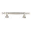 CHESAPEAKE  5" C TO C PULL; DECORATED WITH SWAROVSKI® CLEAR CRYSTAL; MATTE SILVER FINISH