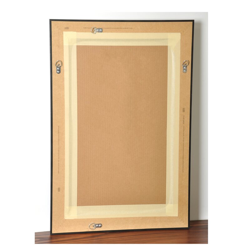 Ivy Bronx Hutter Rectangle Wood Mirror & Reviews | Wayfair