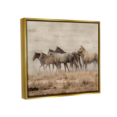 " Galloping Horse Herd Countryside "