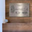 «Judge's Gavel Blueprint Brevet Parchment», art mural en métal-1396002909