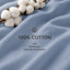 Ensemble de housse de couette 100% coton avec taies décoratives, ensemble de literie toutes saisons respirant doux, simple-132971316-132971320