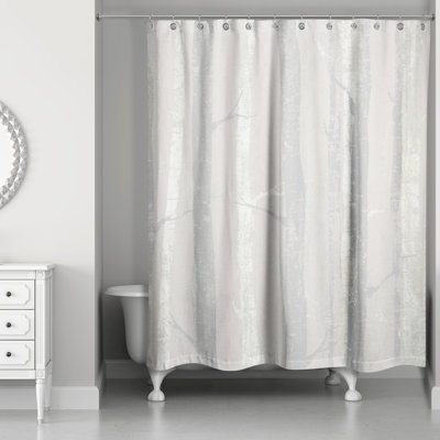 Rideau de douche simple Andrae