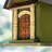 11.25"H Vintage Green Distressed Solid Wood Decorative Birdhouse