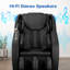 Fauteuil de massage complet, mode zéro gravité, fauteuil de massage des tissus profonds, massage des pieds, 8 rouleaux de massage fixes, écran tactile ACL, chauffe-taille, dent