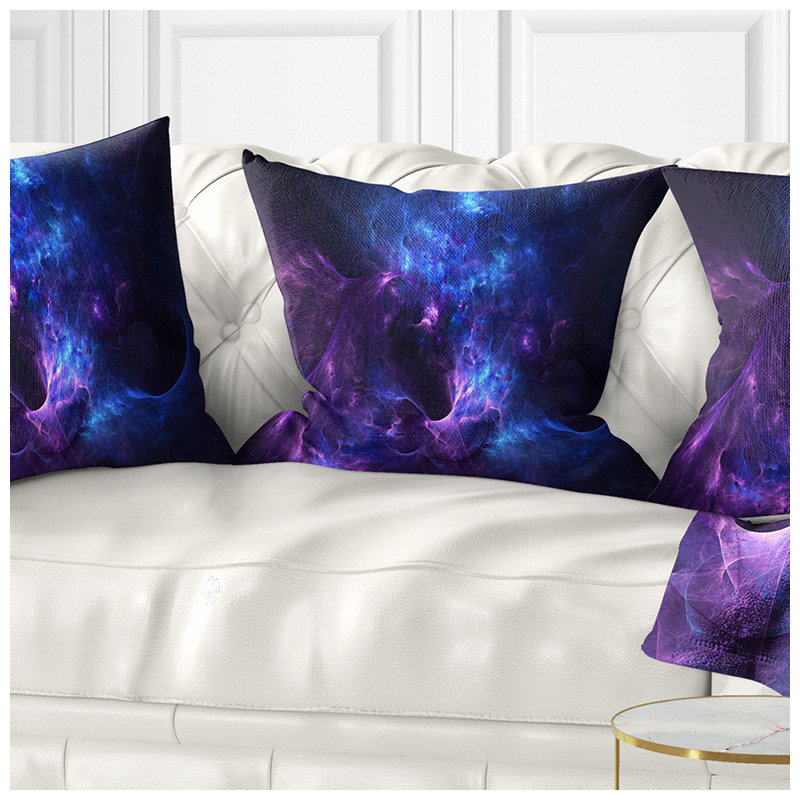 New Galaxy avec coussin Nebel, 18 po x 18 po, Coussin décoratif