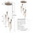 5 - Light Cluster Crystal Pendant-84521144