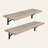 Long Wall Mounted Shelves Set Of 2 - Extra Large Floating Shelves With Sturdy Metal Brackets For Living Room, Bathroom, Bedroom, Kitchen - Heavy Duty Wall Storage Ledges-1599481304