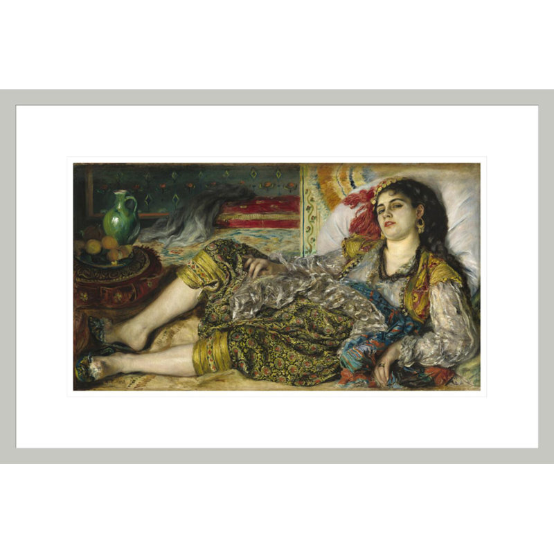 OdalisquePierre-Auguste Renoir - Impression giclée sur cadre, 14,71 po H x 21,75 po L