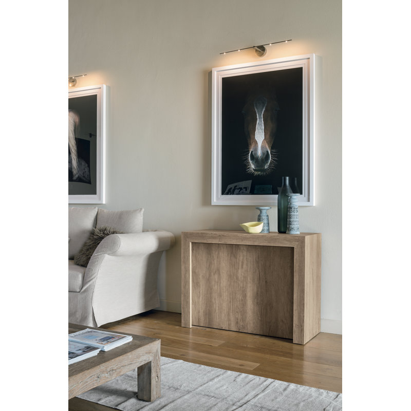 Mcdonell Extendable Dining Table, Brown, 77cm H x 500cm L x 100cm D