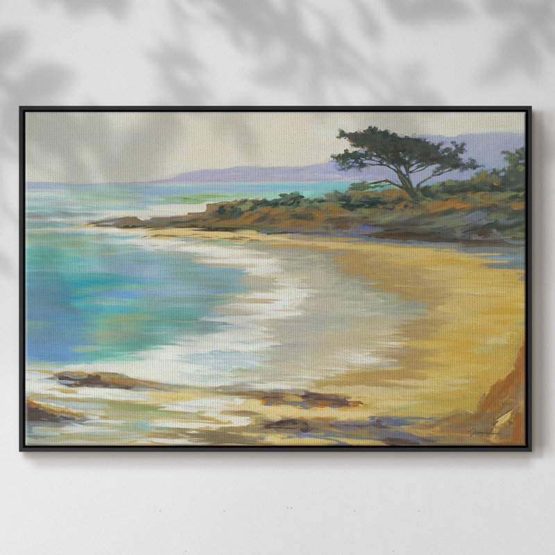 Rocky Point, reproduction d'art sur toile, H 25 po x l 37 po x P 2 po, Noir