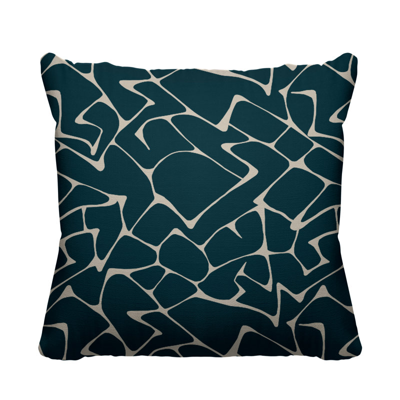 Housse de coussin d'extérieur Huxley, L 17 po x H 17 po, Émeraude