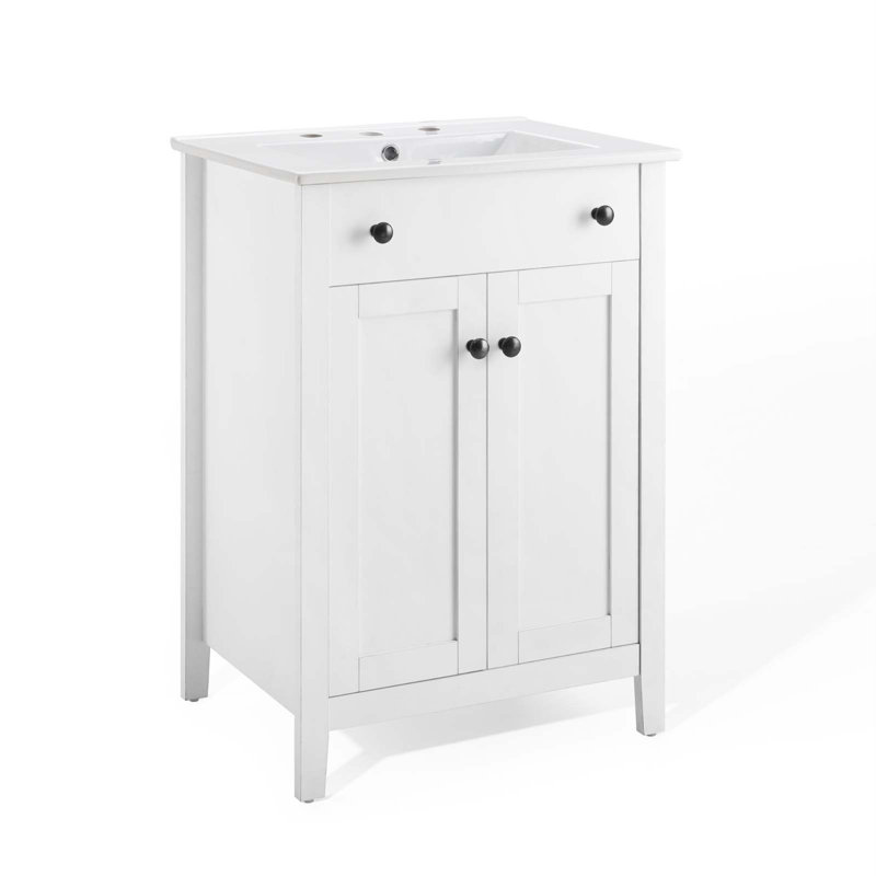 Modway Nantucket 24" Bathroom Vanity, White
