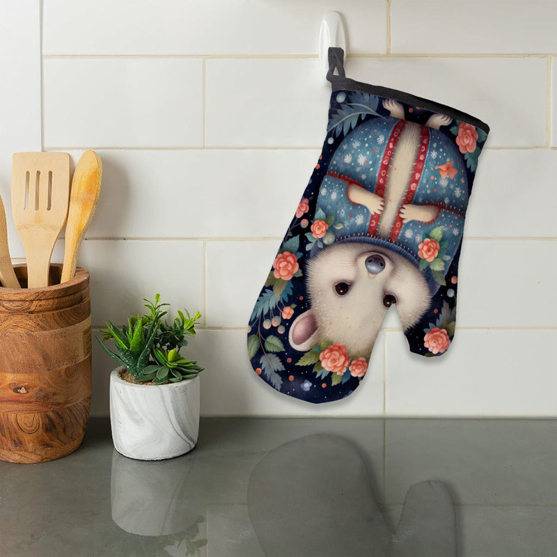 Couvre-lit en coton Folk Art Hedgehog