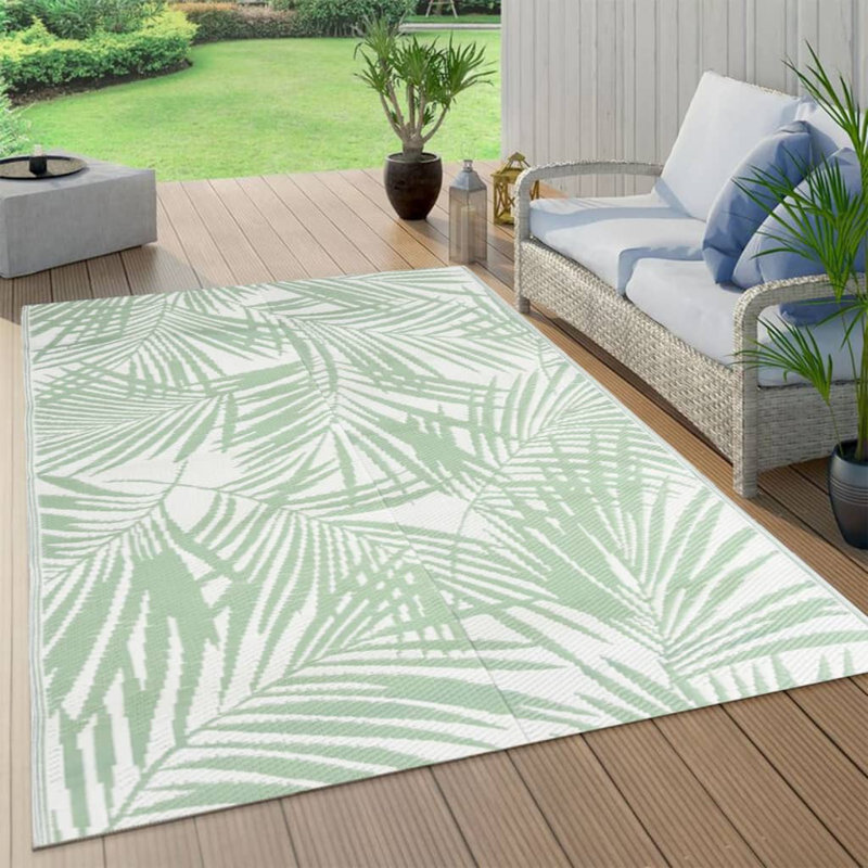 Floral Indoor / Outdoor Area Rug, Rectangle 140 x 200cm