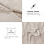Ensembles de literie grand lit moderne, polyester tissé rayé de style neutre pour la maison