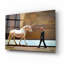 Art mural en verre épique «The exception prouvant la règle» par Keith Thomson, 16 po x 12 po