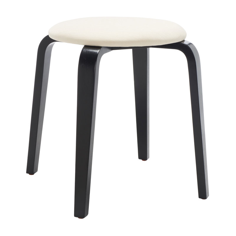 Navid Stackable Accent Stool, Black
