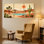 «Landscape & Nature Desert Landscape with Cactus and Oasis», ensemble de 3 impressions sur toile