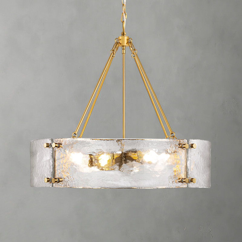 Wellington 6-Light Dimmable Drum Chandelier