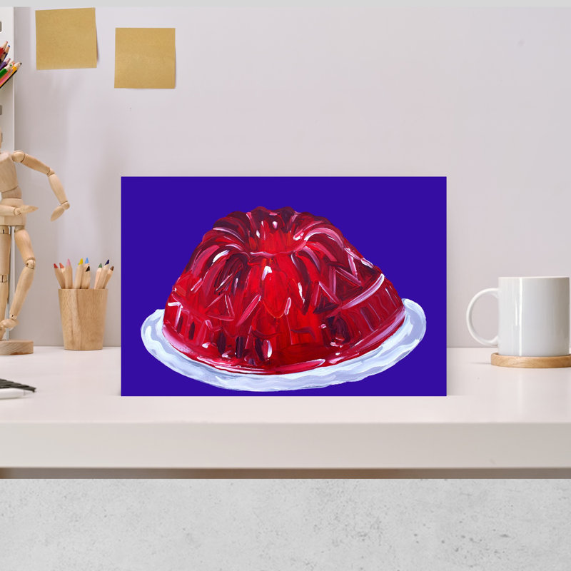 Art contemporain contemporain coloré, H 12 po x l 18 po