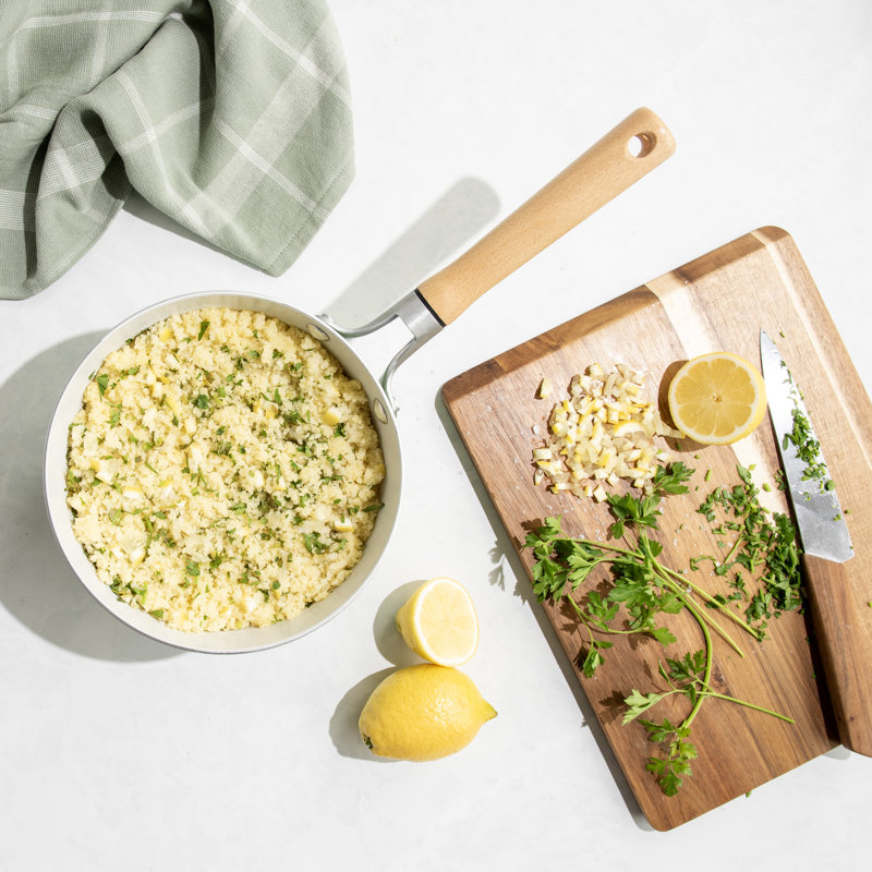 Nordic Ware Cardamom Ceramic Nonstick 1.5 Qt. Saucepan, 3 quarts