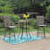 Square 2 - Person 27.5'' Long Bistro Set