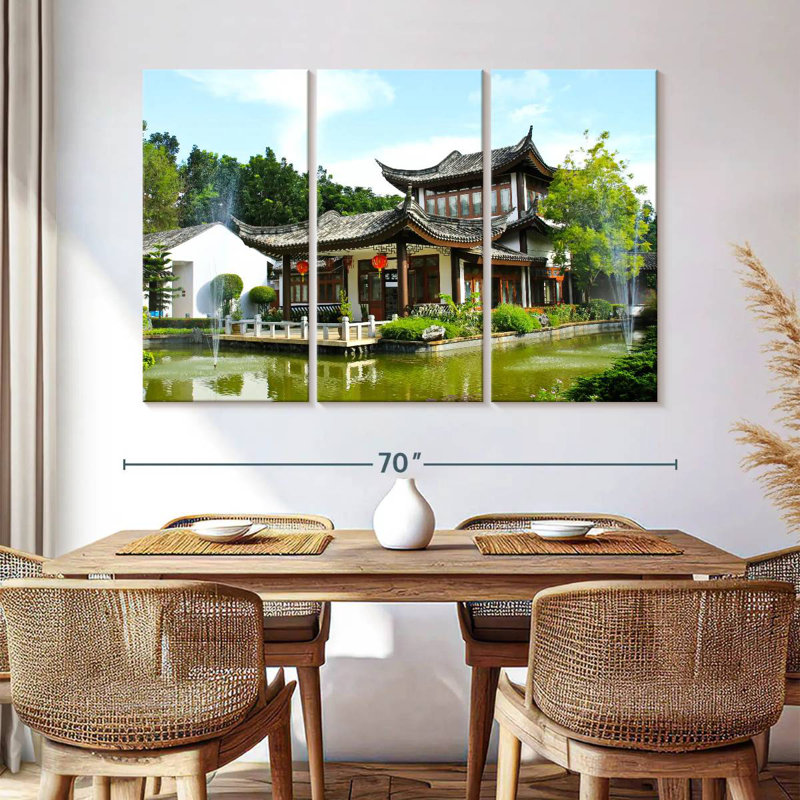 Adella Mae Fah Luang Buddhist Temple, 42" H x 65" W