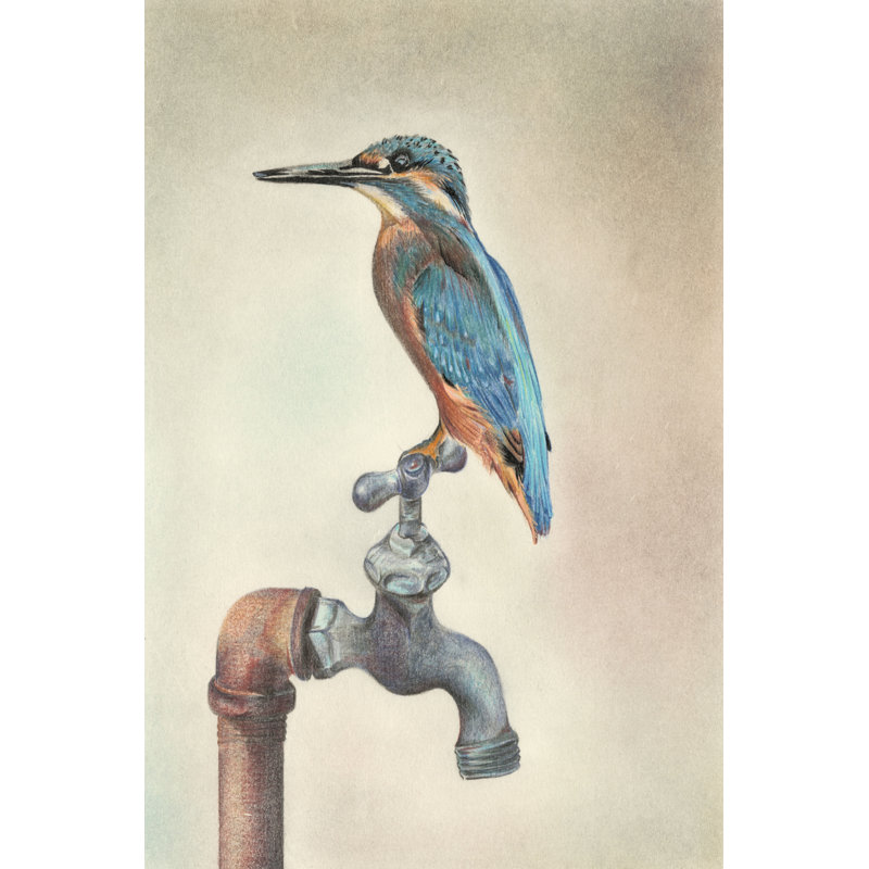 Glory Bird III 1 Piece Wrapped Canvas Painting, 46cm H x 30cm W
