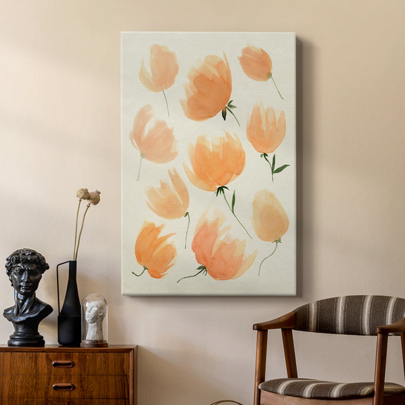 FallenFlowersI - galerie Cavas sur mesure, H 18 po x l 12 po
