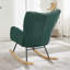 Fauteuil berçant et oscillant capitonné en tissu Teddy-1897521874
